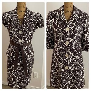 Trina Turk 3 piece Skirt Jacket Swing Coat Sz 6